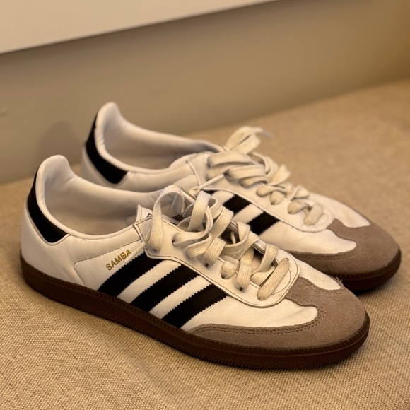 adidas Other - adidas Samba White and Black Sneakers
